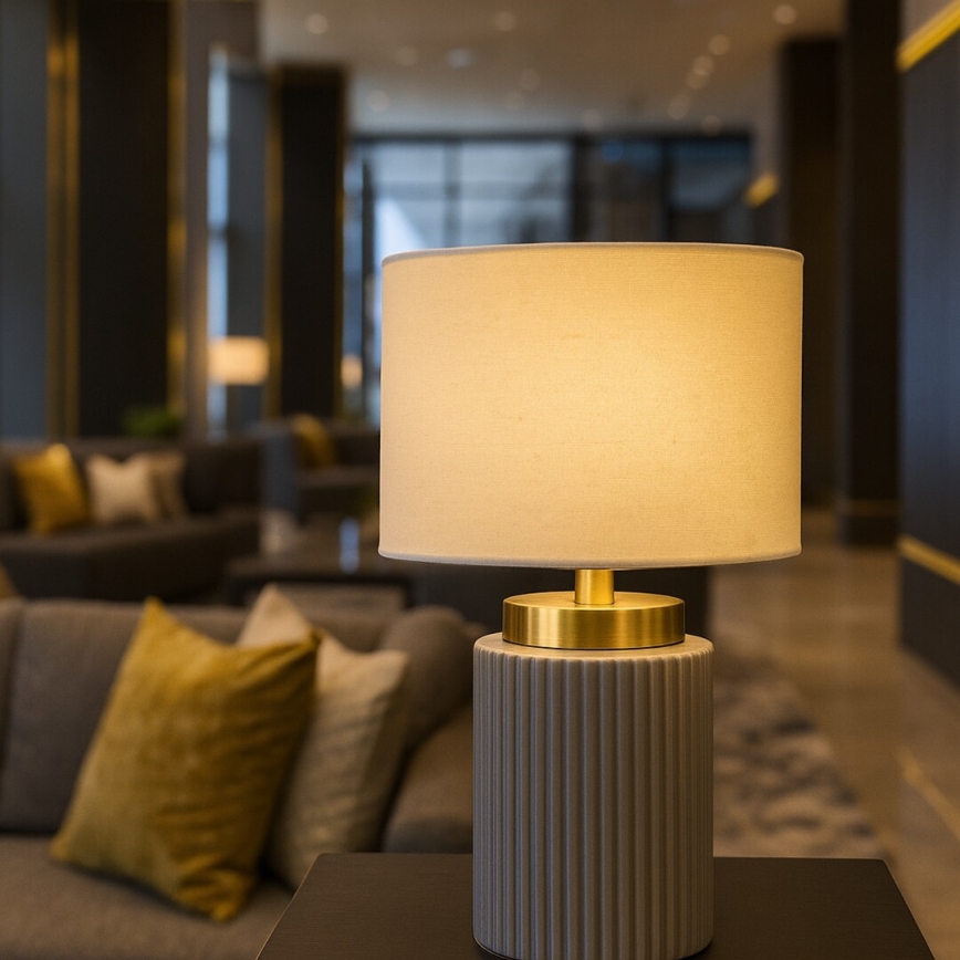 Rabalux - Bordslampa 1xE14/40W/230V grå