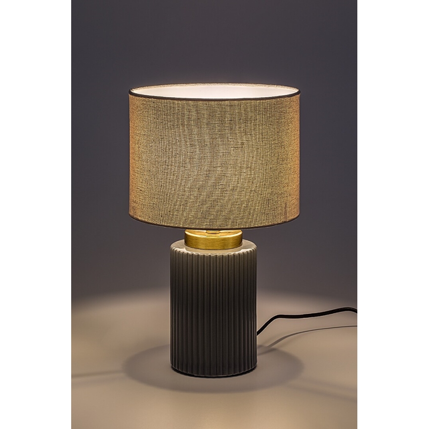 Rabalux - Bordslampa 1xE14/40W/230V grå
