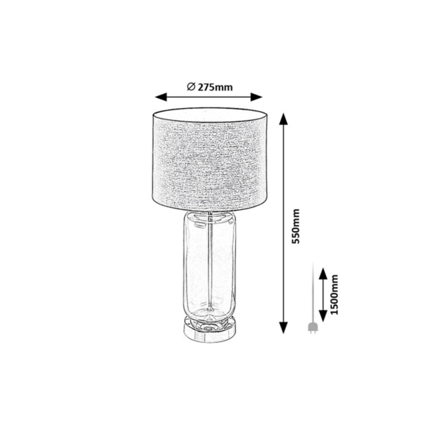 Rabalux - Bordslampa 1xE27/60W/230V
