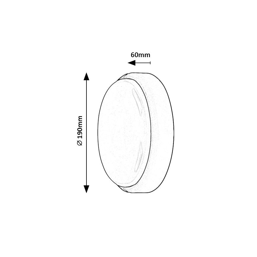 Rabalux - LED taklampa för utomhusbruk LED/15W/230V IP54 vit