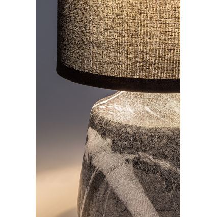 Rabalux - Bordslampa 1xE14/40W/230V svart/marmordekor