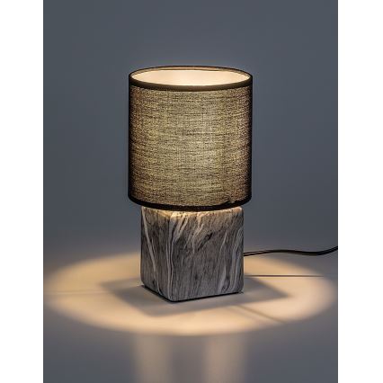 Rabalux - Bordslampa 1xE14/40W/230V svart/marmormönster