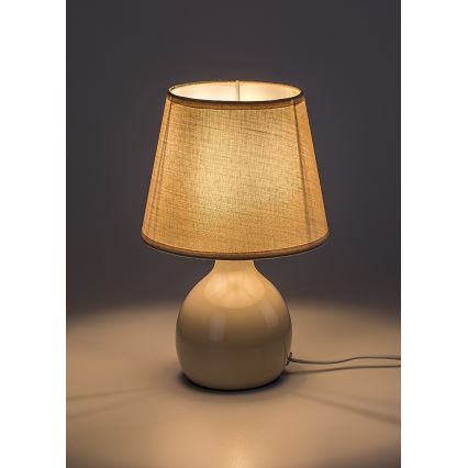 Rabalux - Bordslampa 1xE14/40W/230V beige