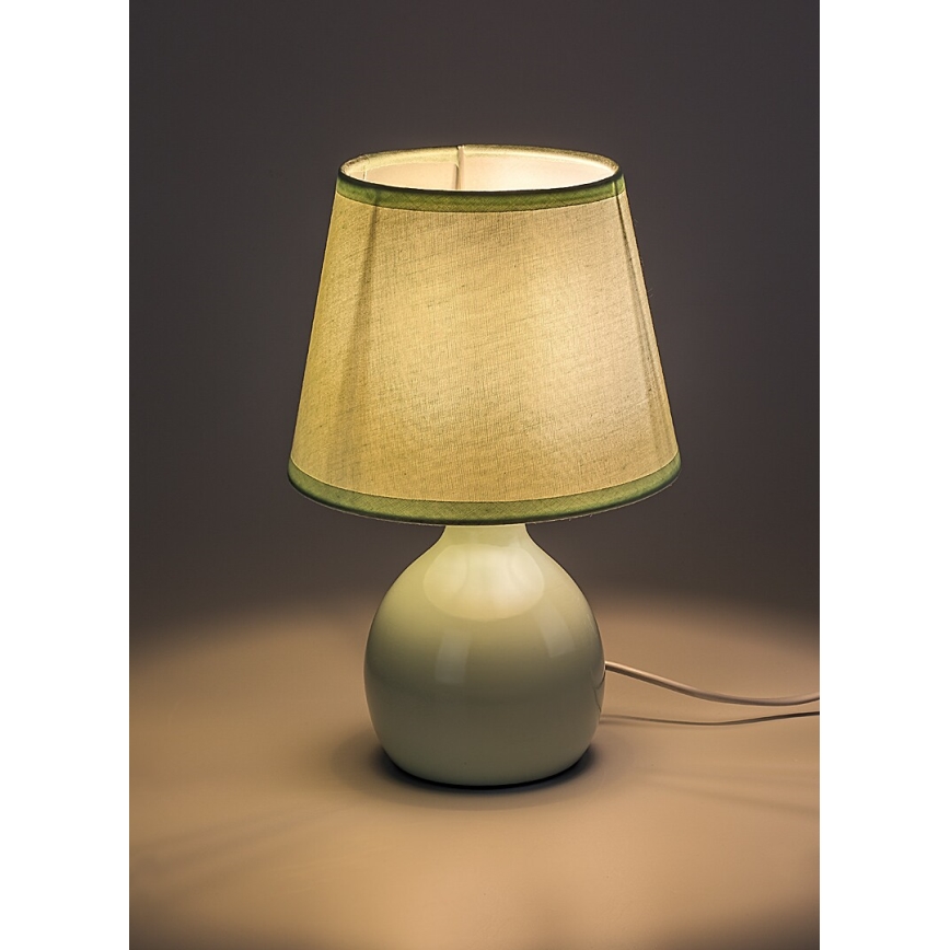 Rabalux - Bordslampa 1xE14/40W/230V mintgrön
