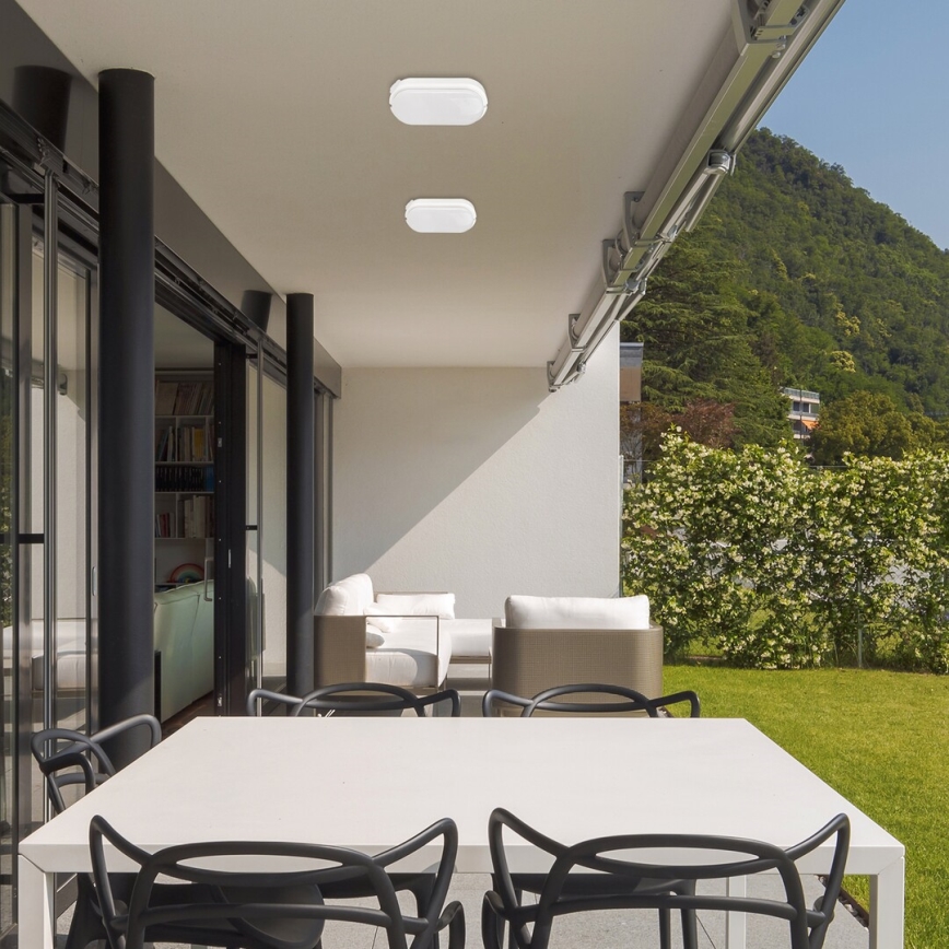 Rabalux - LED taklampa för utomhusbruk LED/15W/230V IP54 vit