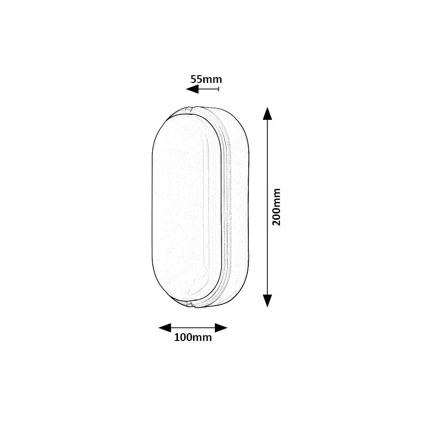 Rabalux - LED taklampa för utomhusbruk LED/15W/230V IP54 vit