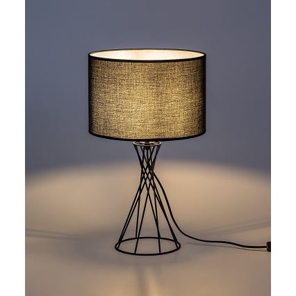 Rabalux - Bordslampa 1xE27/40W/230V svart