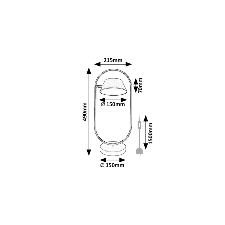 Rabalux - LED bordslampa LED/6W/230V 3000K