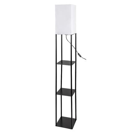 Rabalux - Golvlampa med shelves 1xE27/40W/230V