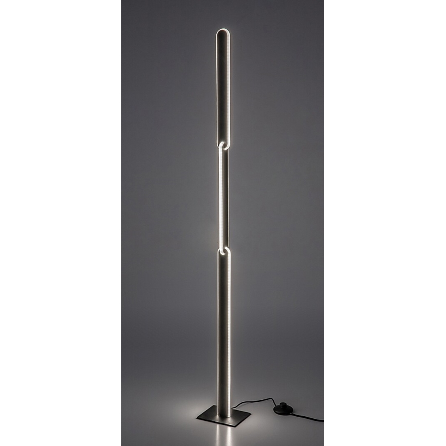 Rabalux - LED Dimbar golvlampa LED/33W/230V 3000/4000K svart