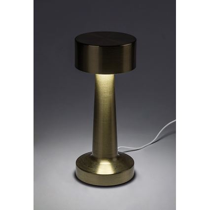 Rabalux - LED Uppladdningsbar beröring bordslampa LED/2,7W/5V 1200mAh 3000/4000/6000K guld