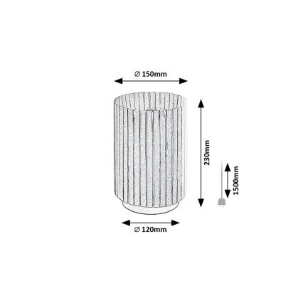 Rabalux - Bordslampa 1xE27/6W/230V