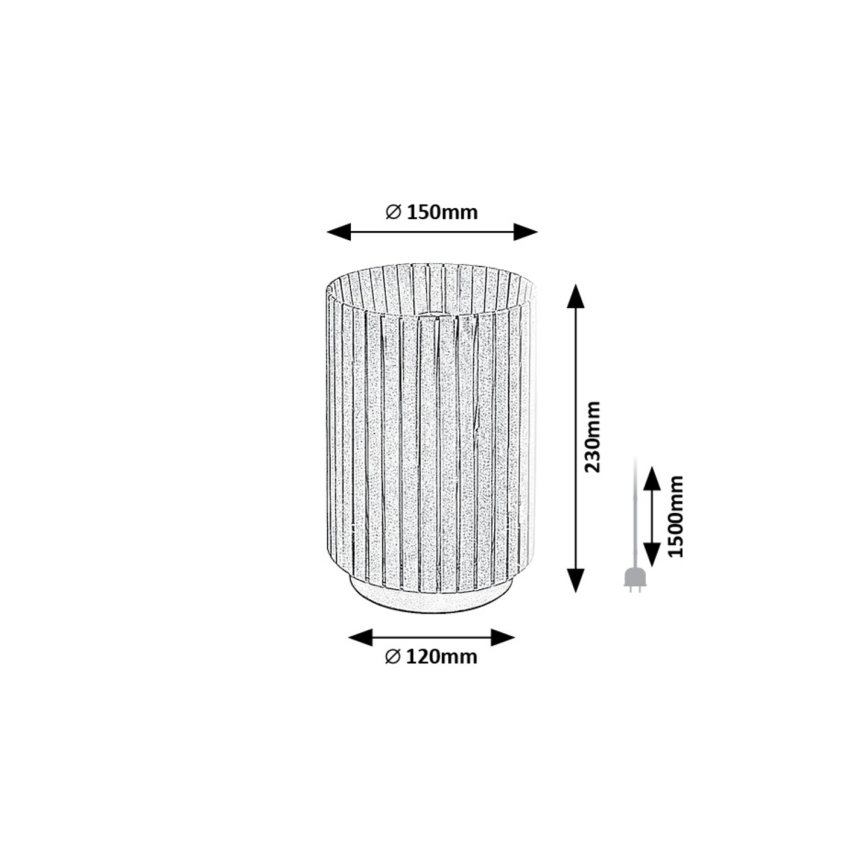 Rabalux - Bordslampa 1xE27/6W/230V