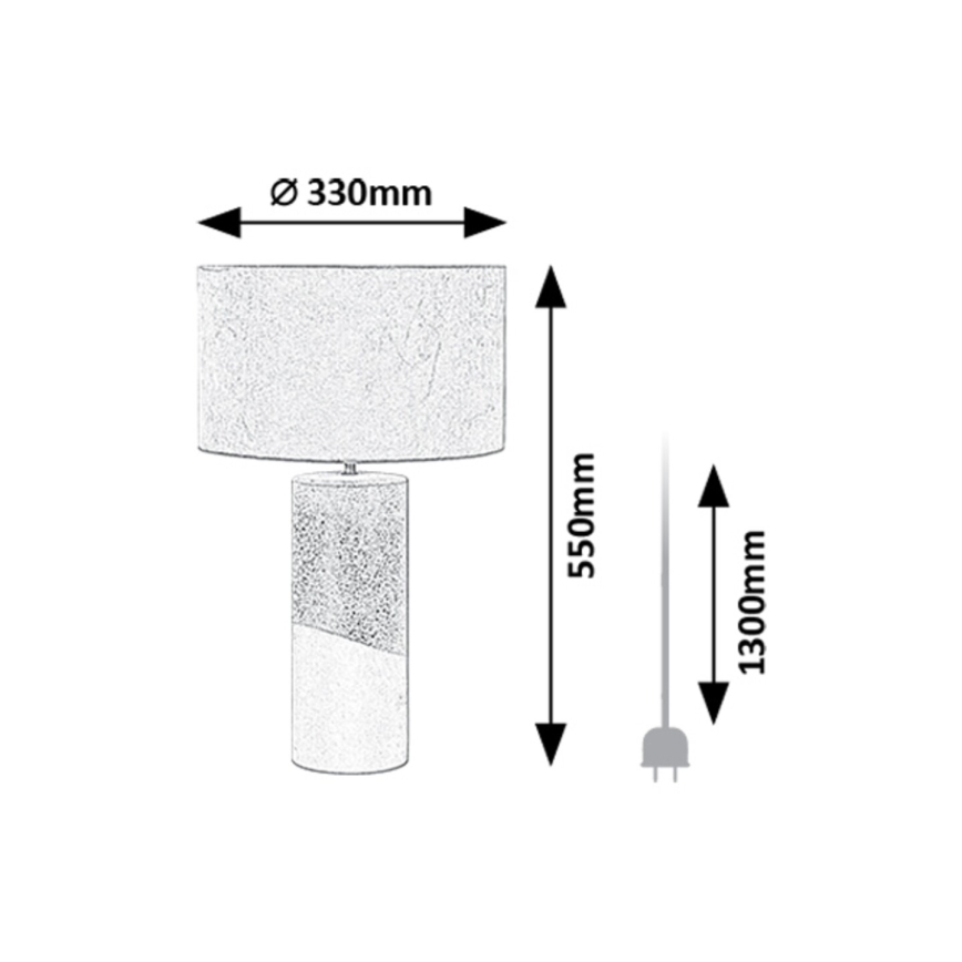 Rabalux - Bordslampa 1xE27/40W/230V