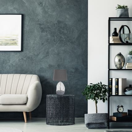 Rabalux - Bordslampa 1xE27/40W/230V grå