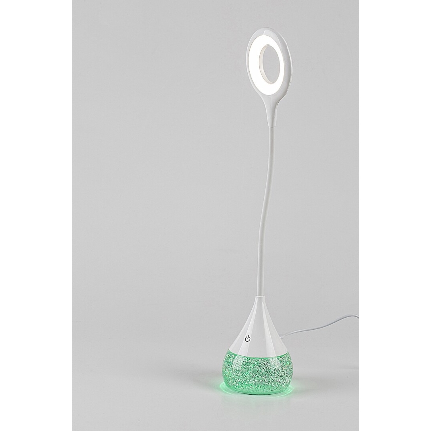 Rabalux - LED RGB Ljusreglerad bordslampa LED/4W/230V vit