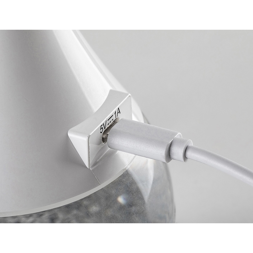Rabalux - LED RGB Ljusreglerad bordslampa LED/4W/230V vit