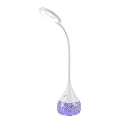 Rabalux - LED RGB Ljusreglerad bordslampa LED/4W/230V vit