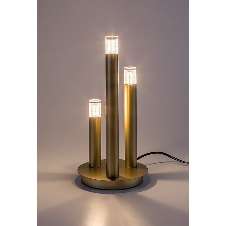 Rabalux - Bordslampa 3xG9/5W/230V guld