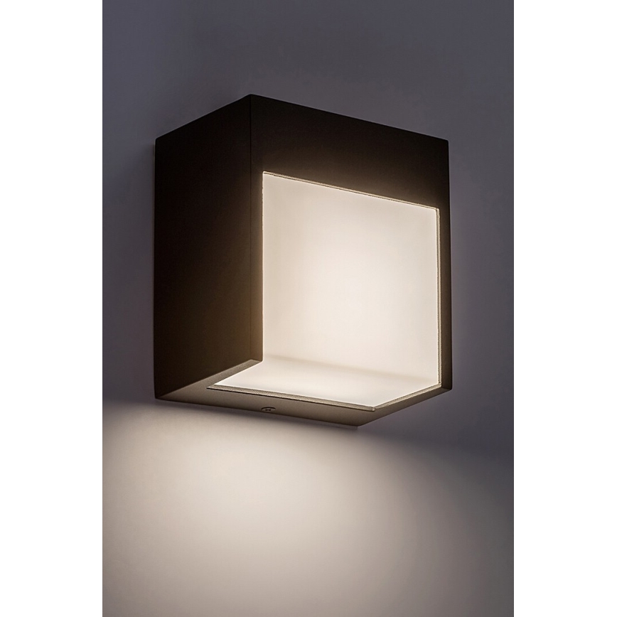 Rabalux - LED Utomhus vägglampa  LED/12W/230V svart  IP54