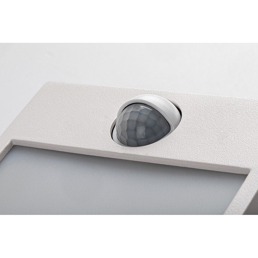 Rabalux - LED Utomhus väggbelysning med sensor LED/12W/230V white IP44