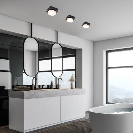 Rabalux - LED taklampa för badrum LED/5W/230V IP44 4000K svart
