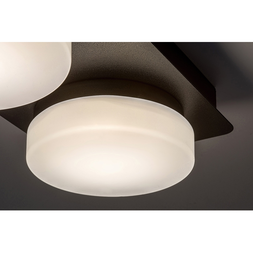 Rabalux - LED taklampa för badrum 2xLED/5,5W/230V IP44 svart
