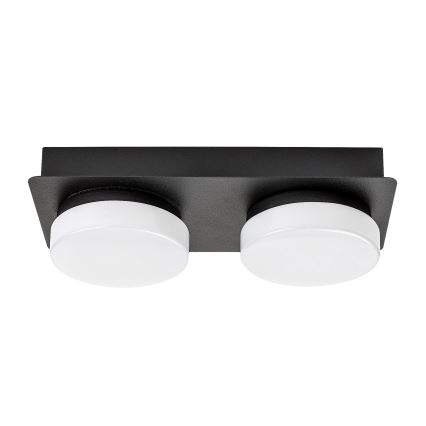 Rabalux - LED taklampa för badrum 2xLED/5,5W/230V IP44 svart