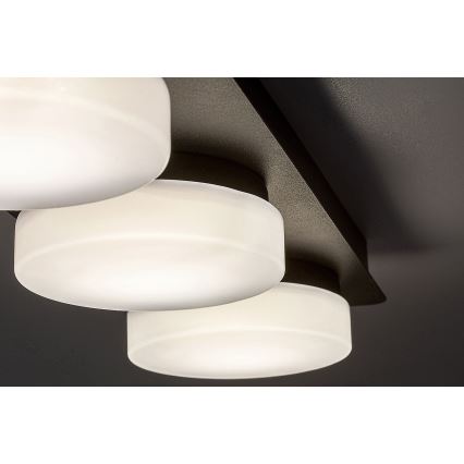 Rabalux - LED taklampa för badrum 3xLED/6W/230V IP44 svart