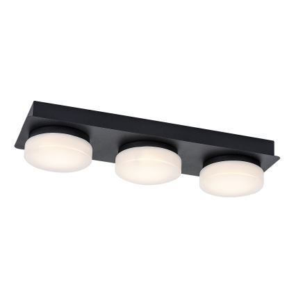 Rabalux - LED taklampa för badrum 3xLED/6W/230V IP44 svart