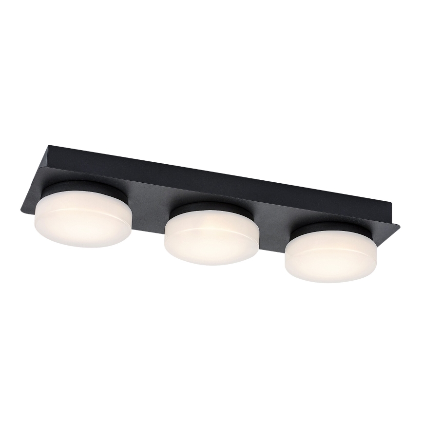 Rabalux - LED taklampa för badrum 3xLED/6W/230V IP44 svart