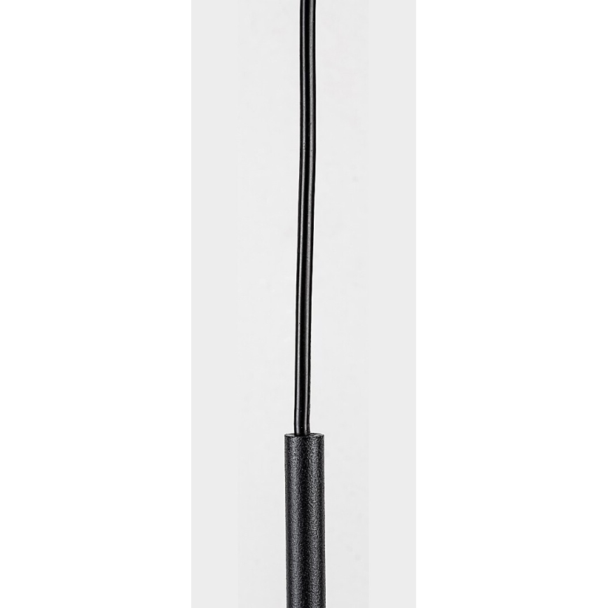 Rabalux - Bathroom ljuskrona på snöre 1xE27/15W/230V svart IP44