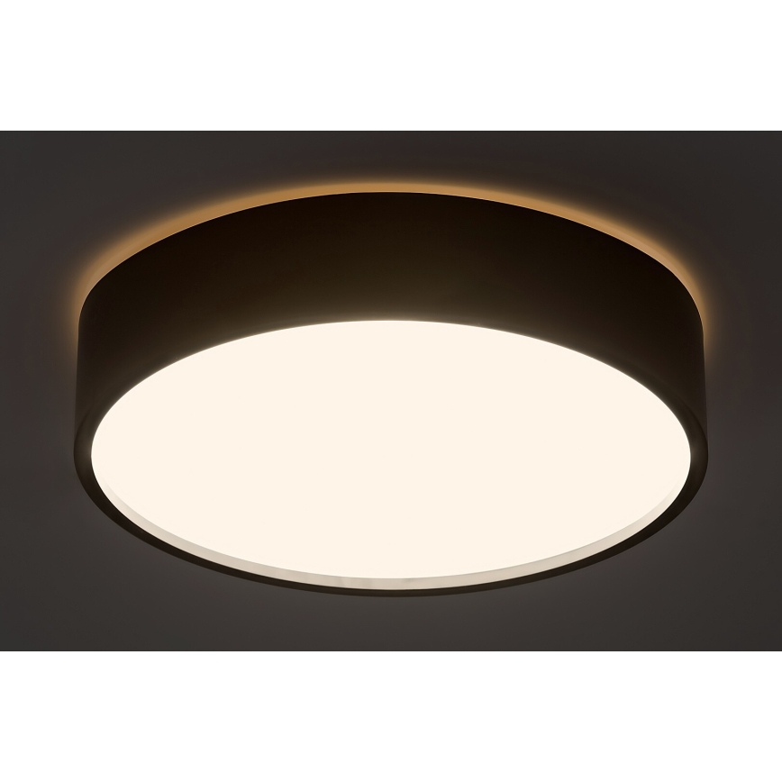 Rabalux - LED taklampa LED/18W/230V IP44 4000K diameter 28 cm svart