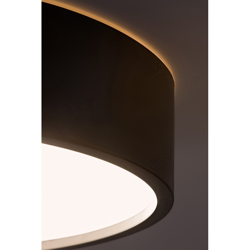 Rabalux - LED taklampa LED/18W/230V IP44 4000K diameter 28 cm svart