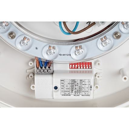 Rabalux - LED taklampa med sensor LED/19W/230V IP44 4000K diameter 28,5 cm vit