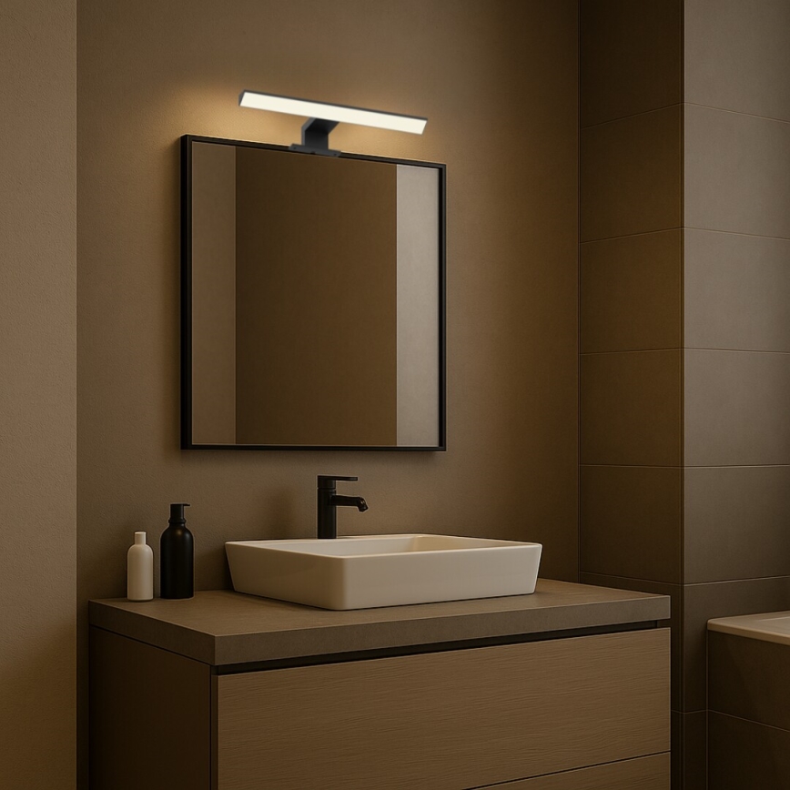 Rabalux - LED-spegelbelysning för badrum LED/6W/230V IP44 30 cm svart