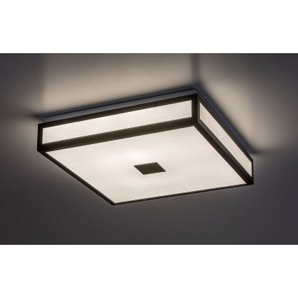 Rabalux - LED badrumstaklampa LED/18W/230V IP44 svart 30x30 cm
