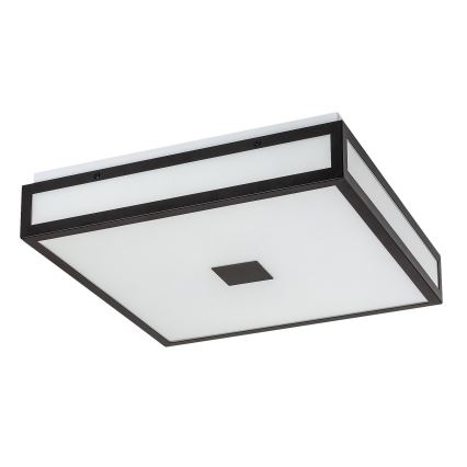 Rabalux - LED badrumstaklampa LED/18W/230V IP44 svart 30x30 cm