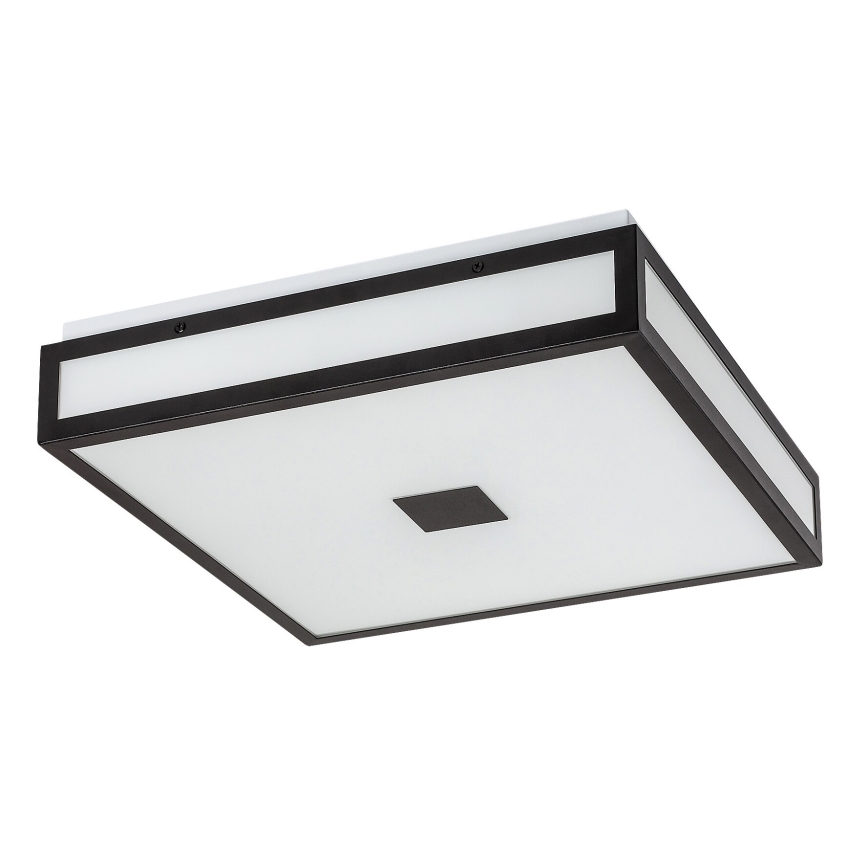 Rabalux - LED badrumstaklampa LED/18W/230V IP44 svart 30x30 cm