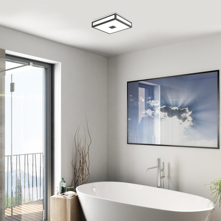 Rabalux - LED taklampa för badrum LED/18W/230V IP44 svart