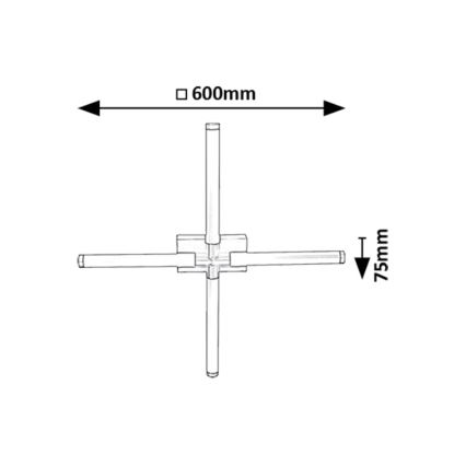 Rabalux - LED Vägglampa för badrum LED/16W/230V 4000K IP44