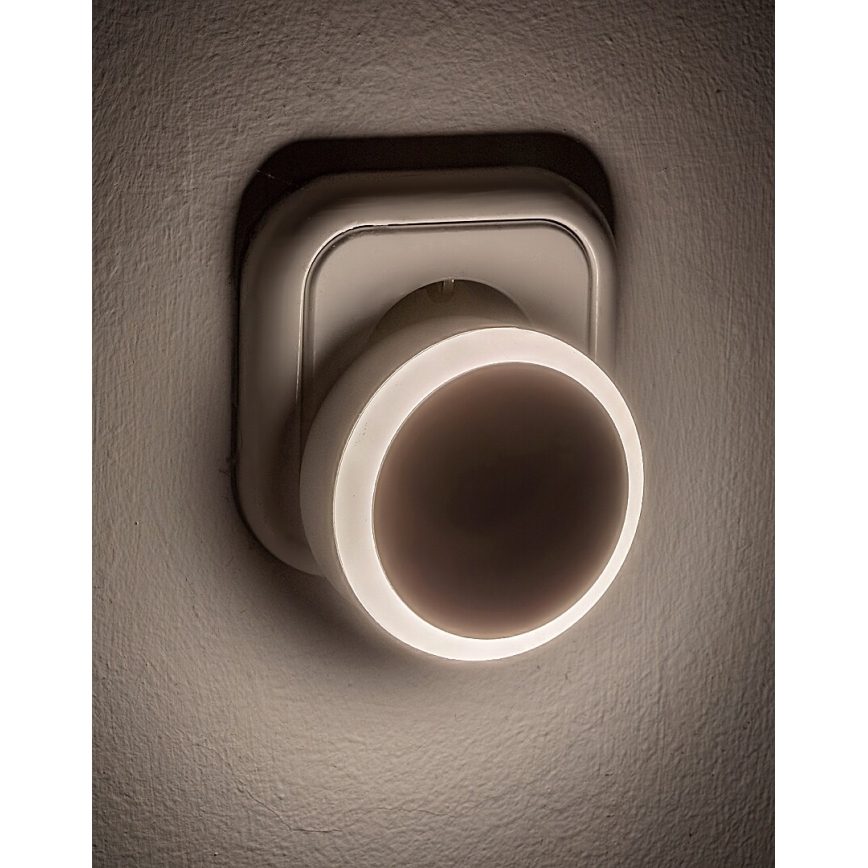Rabalux - LED Nattlampa för uttag med skymningssensor LED/0,3W/230V 3000K