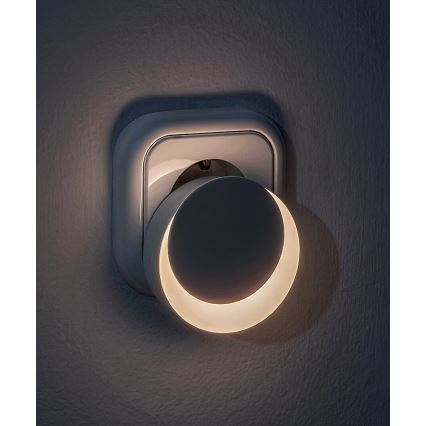 Rabalux - LED Nattlampa för uttag med skymningssensor LED/0,3W/230V 3000K