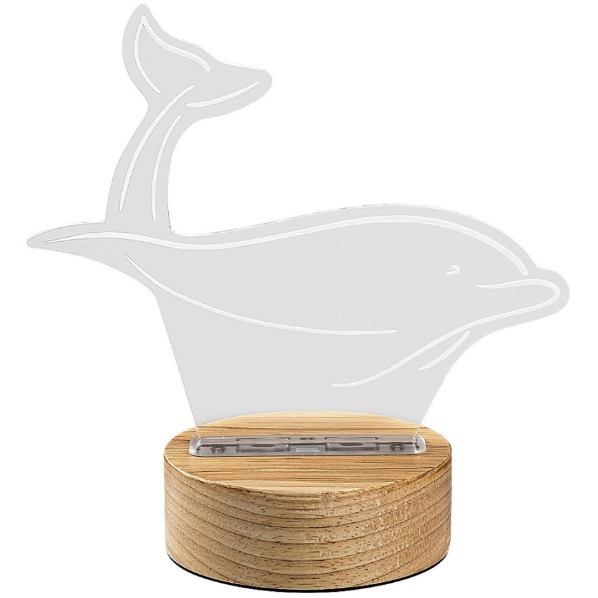 Rabalux - LED-bordslampa för barn LED/2W/5V 3000K dolphin bok
