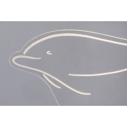 Rabalux - LED-bordslampa för barn LED/2W/5V 3000K dolphin bok