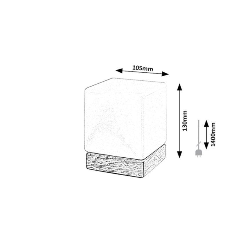 Rabalux - LED Dimbar bordslampa LED/1,2W/5V 3000K bok