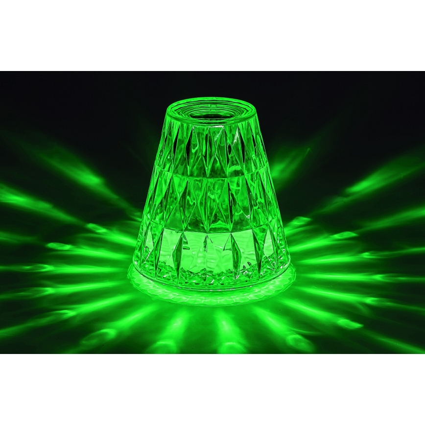Rabalux - LED RGB Ljusreglerad uppladdningsbar bordslampa LED/2W/5V 3000K