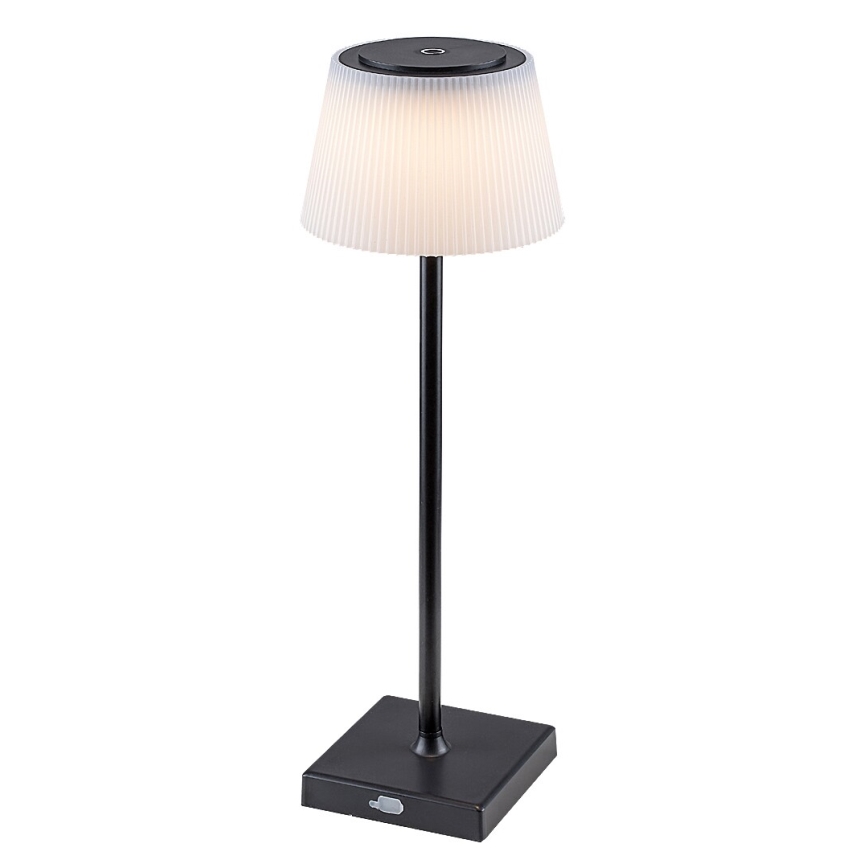 Rabalux - LED Ljusreglerad uppladdningsbar bordslampa LED/4W/3,7V 1800 mAh 3000-5000K IP44 svart