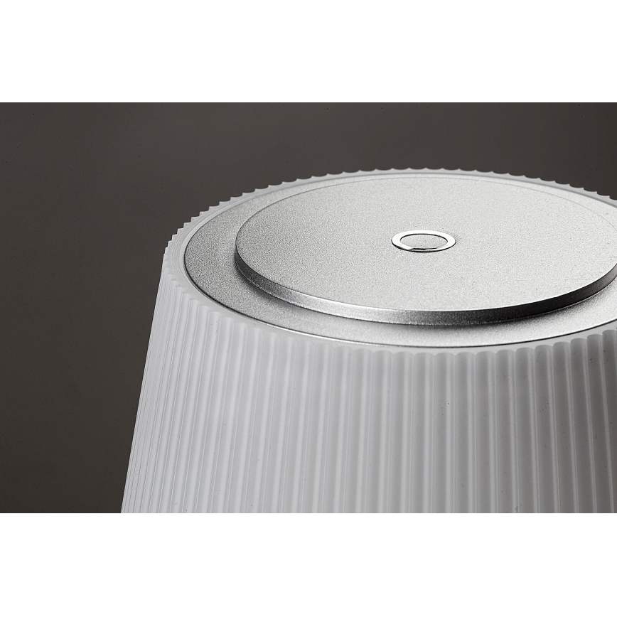 Rabalux - LED Ljusreglerad uppladdningsbar bordslampa LED/4W/3,7V 1800 mAh 3000-5000K IP44 silver