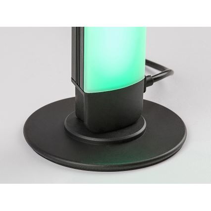 Rabalux - KIT 2x LED RGB Ljusreglerad bordslampa PACO LED/5W/5V + fjärrkontroll